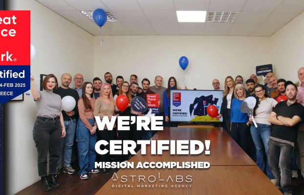 Η AstroLabs Αναδεικνύεται ως Great Place to Work για το 2024-2025